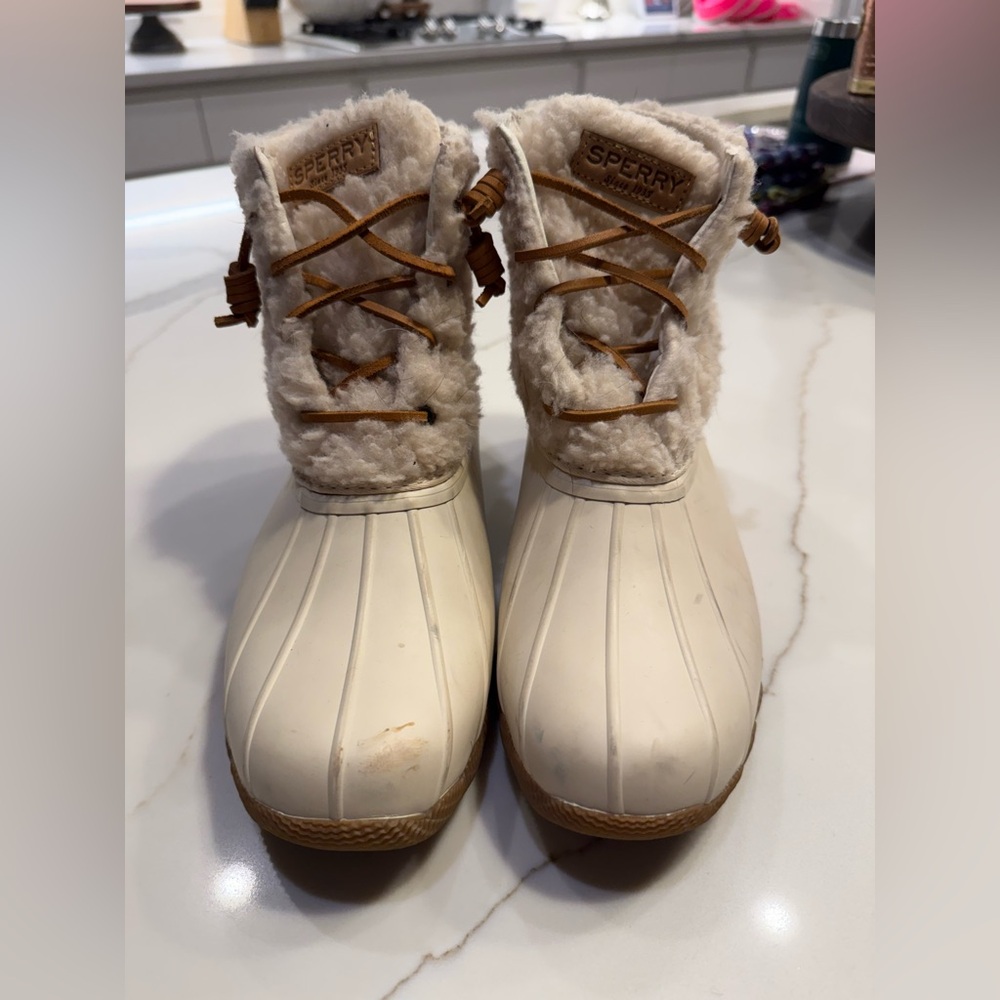 Sperry Saltwater Cozy Sherpa Duck Boots!